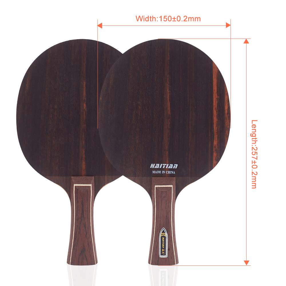 Ebenholz Surface Ayous Core Professional Table Tennis Blade Ping Pong Paddle Bottom