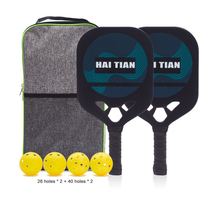 Wholesale High Quality Pickleball Bag Carbon Fiber Pickleball Paddle Set of 2 Customisable Usapa Racket
