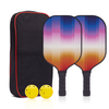 USAPA Approved Pickleball Rackets Fiberglass Face Polypropylene Honeycomb Core Lightweight Pickleball Paddles Sets