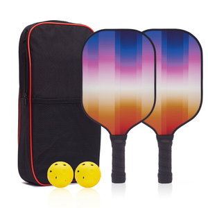 USAPA Approved Pickleball Rackets Fiberglass Face Polypropylene Honeycomb Core Lightweight Pickleball Paddles Sets