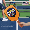 Custom Outdoor Sport Training Pickleball Racket PP Honeycomb Core Fiberglass Pickleball Paddle