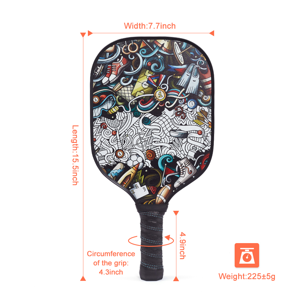 Thermoformed Pickleball Paddles Custom Carbon Fiber Pickleball Paddle With Great Grips USAPA Approved Pickleball Racket
