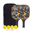 Factory Custom LOGO Lightweight Graphite Pickleball Paddle Set of 2 Racket for Training And Entertainment 2 Rackets 4 Balls