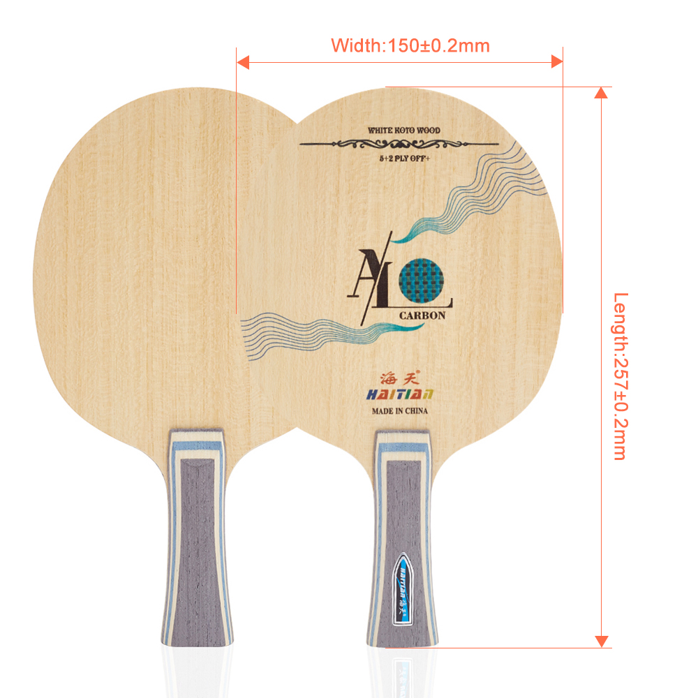 Haitian Factory Cheap Professional Soft Sports Wooden Pingpong Table Tennis Racket Blade