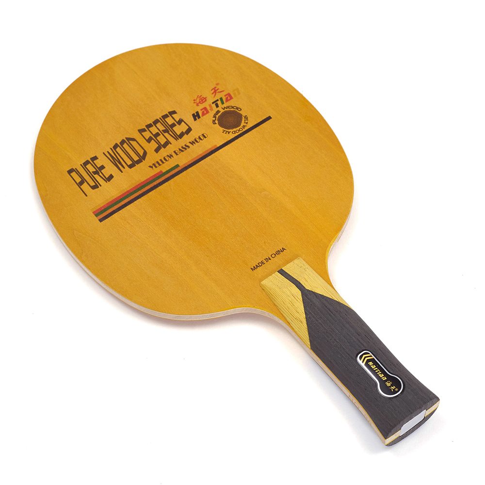 Custom Brand 5-layer Pure Wood Structure Table Tennis Bat Bottom Plate Table Tennis Baseplate Table Tennis Blade