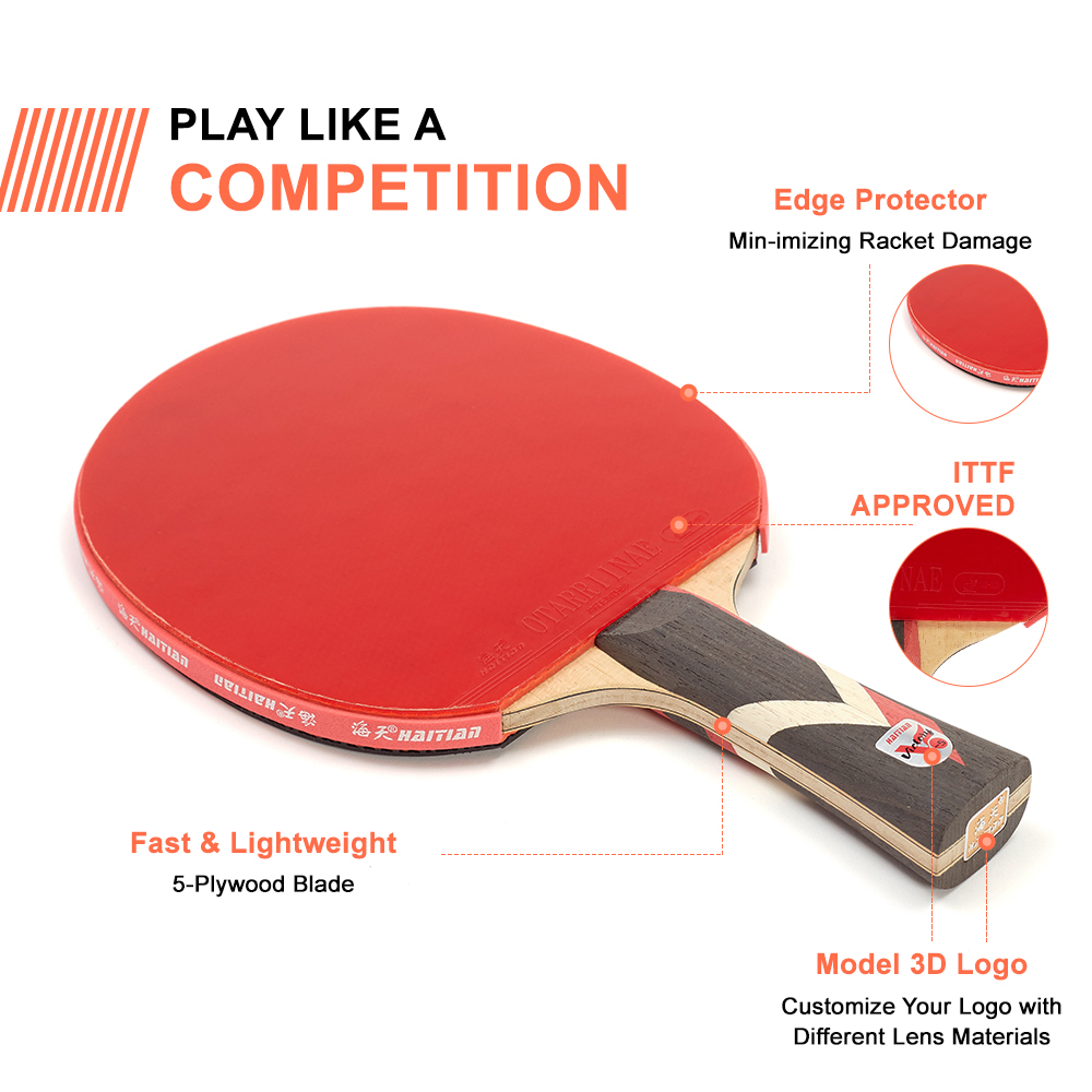 professional wood table tennis racket ping pong