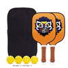 Wholesale Custom Logo Quality Outdoor Indoor Portable Bag 4 Pickleball 2 Racket Fiberglass Pickle Ball Pickleball Paddle Set