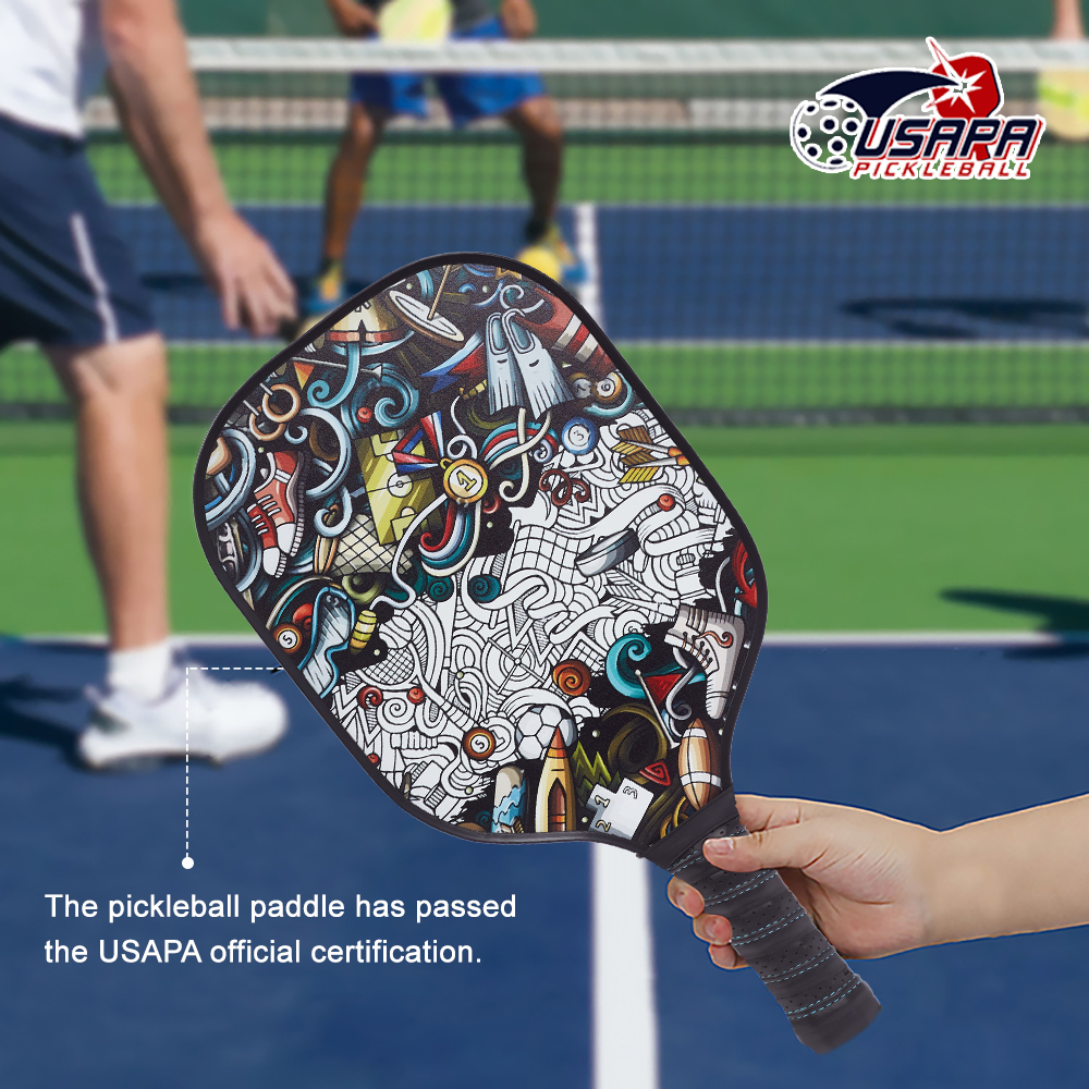 Thermoformed Pickleball Paddles Custom Carbon Fiber Pickleball Paddle With Great Grips USAPA Approved Pickleball Racket
