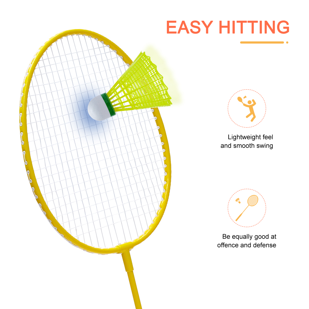 China Wholesale Low Price Professional Training Badminton Racquet Custom High Quality Iron Badminton Racket Set