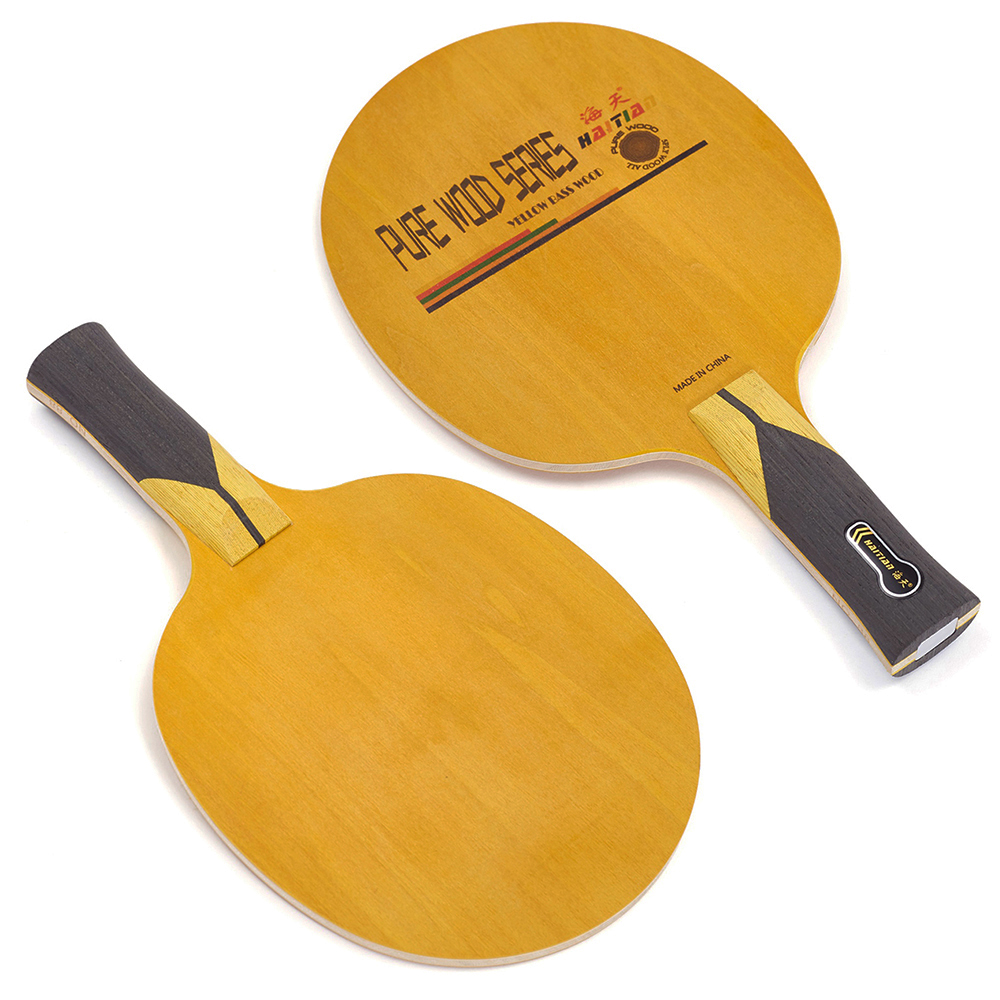 Custom Brand 5-layer Pure Wood Structure Table Tennis Bat Bottom Plate Table Tennis Baseplate Table Tennis Blade