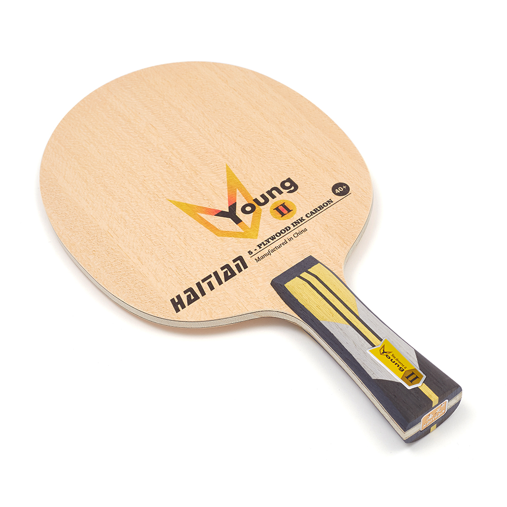 Custom Print Logo 5 Layer Pure Wood Bat Professional Ping Pong Paddle Table Tennis Blade