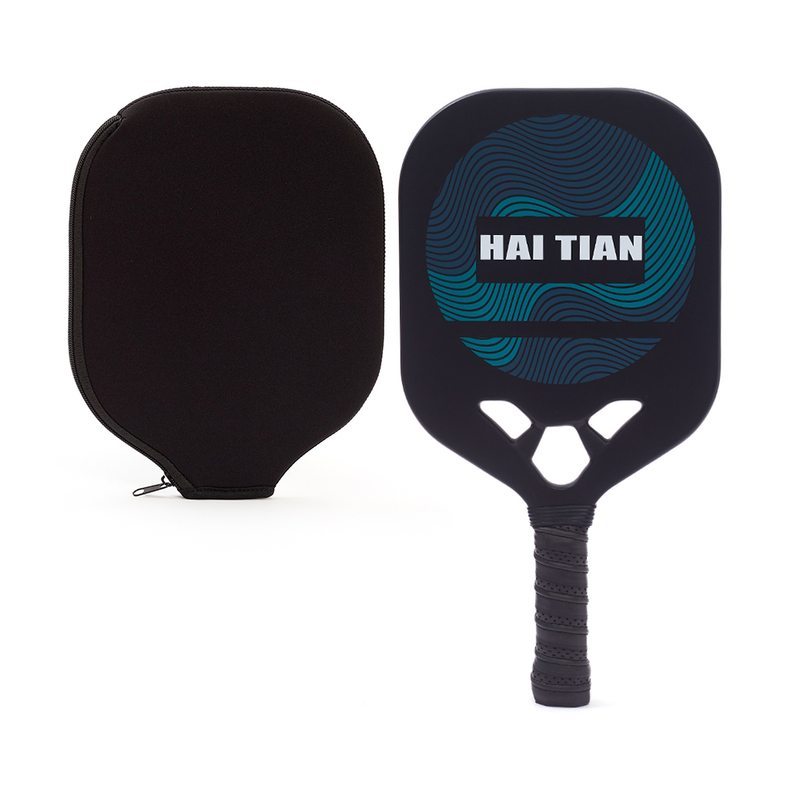 Carbon Fiber Abrasion Surface Thick Thermoforming Polypropylene Honeycomb Core Edgeless Pickleball Paddle