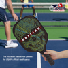 Customized Oem High-end Elongated Shape Reactive Honeycomb PP Core Usapa Approved Carbon Fiber Pickleball Paddle