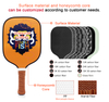 Custom Outdoor Sport Training Pickleball Racket PP Honeycomb Core Fiberglass Pickleball Paddle