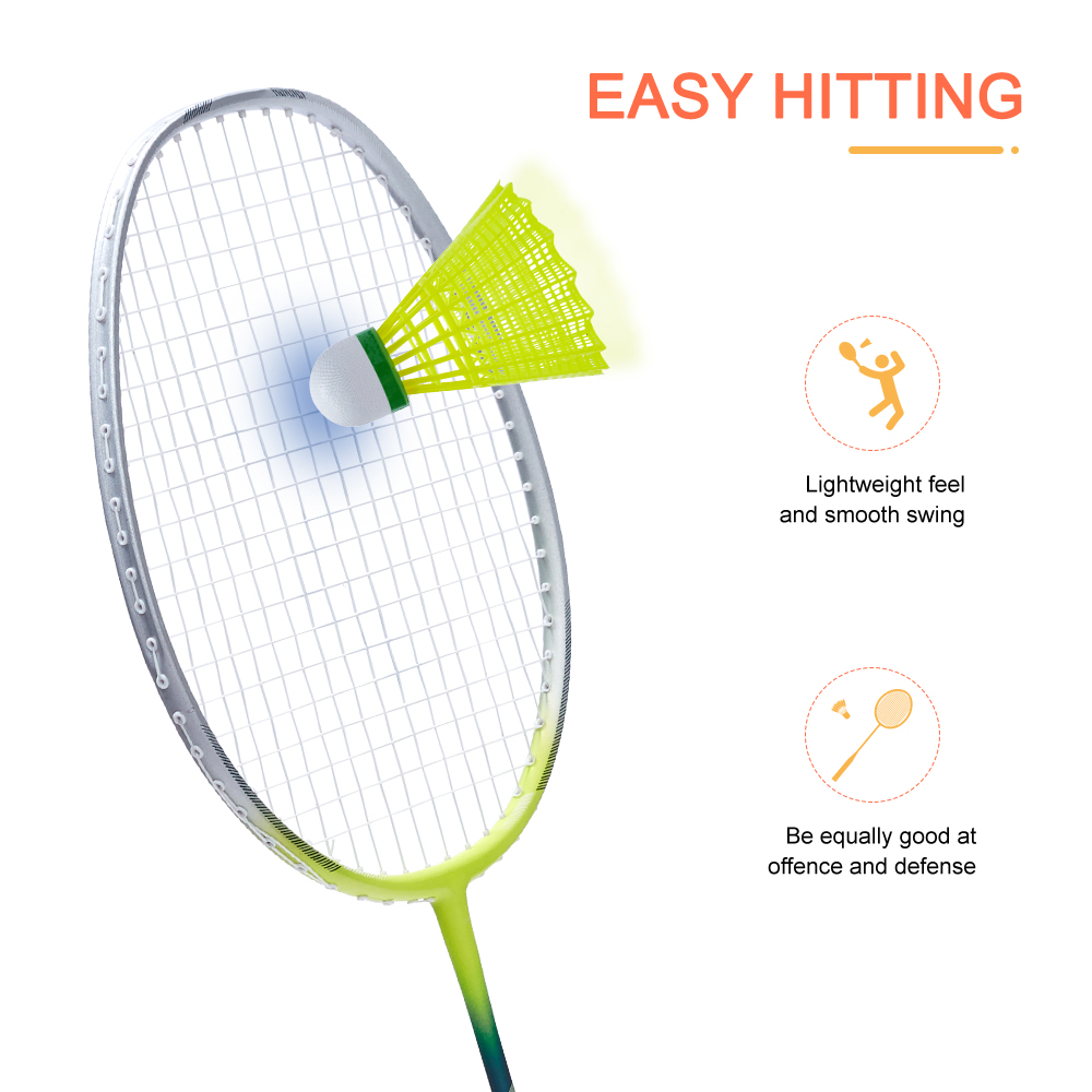 New Product Lightweight Carbon Fiber Badminton Racket Professional Durable Racket Beginner Special Badminton Racquets