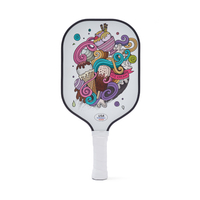 Ultra-light Fiberglass Pickleball Paddle For Athletic Training/Rimless Lightweight Glass Fiber Pickleball Paddle