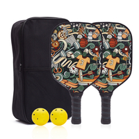 Sport Custom Pickleball Paddle Set of 2 Usapa Approved Carbon Fiber Pickleball Racket