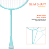 Custom Printed Professional High Tension Competition Training Lightweight Sport Iron Badminton Racket for Children
