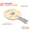 Haitian Factory Cheap Professional Soft Sports Wooden Pingpong Table Tennis Racket Blade