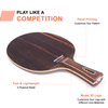 Ebenholz Surface Ayous Core Professional Table Tennis Blade Ping Pong Paddle Bottom
