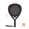 OEM Manufacturer Wholesale Custom Professional Padel Racket Paddles Carbon Frame with Soft EVA Core Padle Tennis Racket