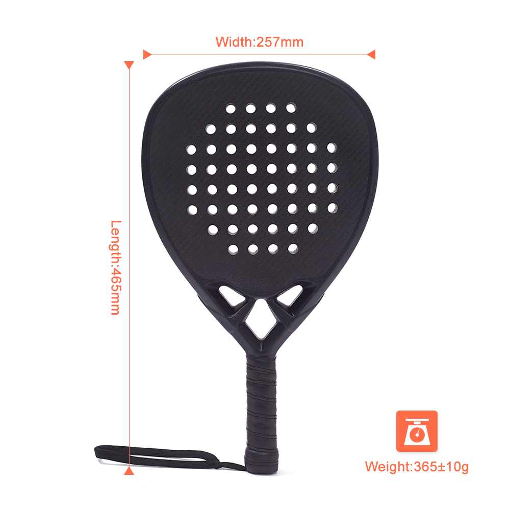 OEM Manufacturer Wholesale Custom Professional Padel Racket Paddles Carbon Frame with Soft EVA Core Padle Tennis Racket