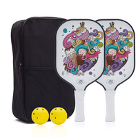 OEM Customized Pickleball Racket Set USAPA Standard High Quality Glass Fiber Pickleball Paddle