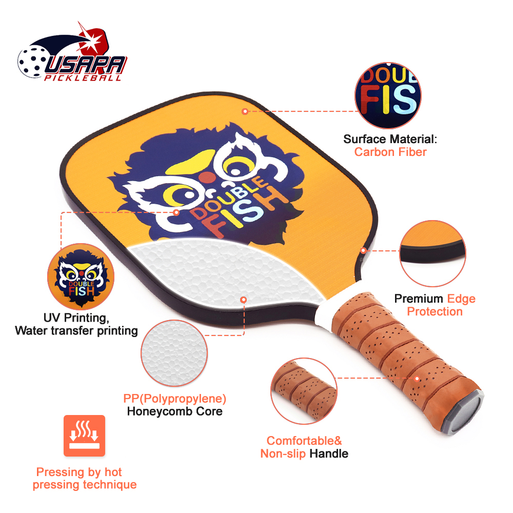 pickleball paddle with logo