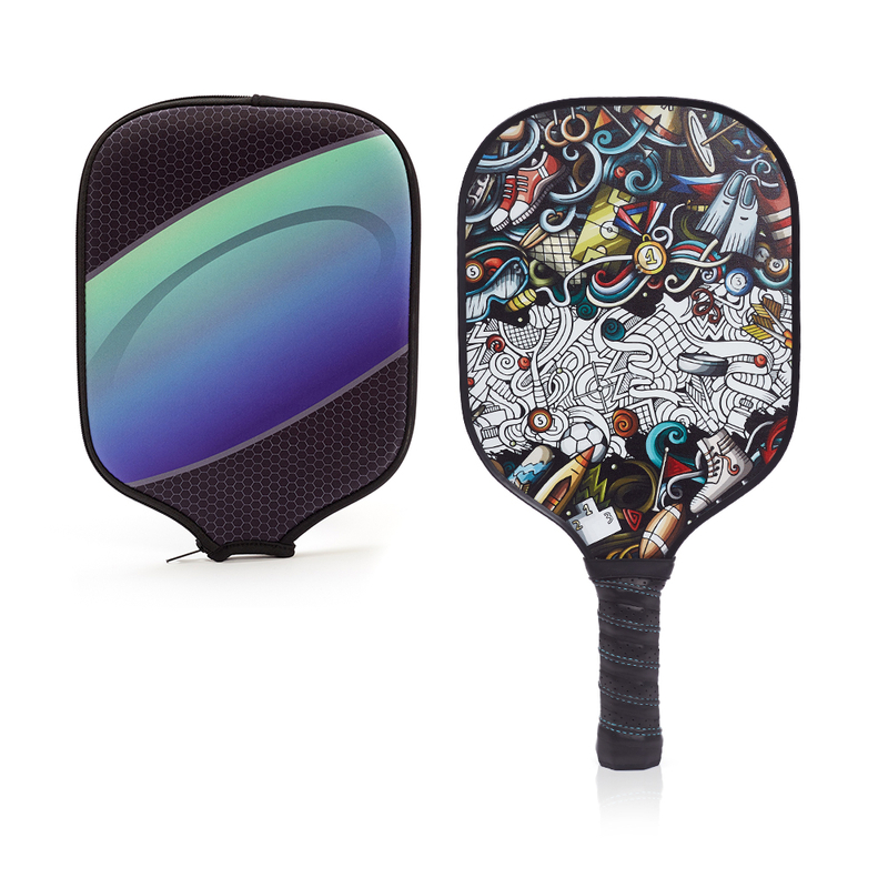 USAPA Approved Custom Composite Pickleball Paddle Adult Entertainment Use PP Honeycomb Printed Pickleball Racket