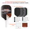 USAPA Standard Carbon Fiber Graphite Composite Pickleball Paddle Honeycomb Core Pickleball Racket From OEM Factory