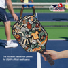 Factory Cheap Carbon Fiber UV Printed Surface Pickleball Paddle Polypropylene Core Pickle Ball Racket