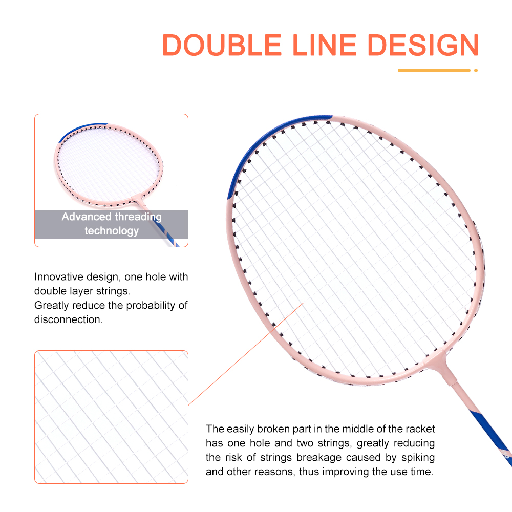 Custom Made in China Manufacture Professional Sport Badminton Training Badminton Racket Set With Cheap Price