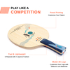 Table Tennis Pure Wood Plus 7 Player Professional Pingpong Racket Cheap Table Tennis Blade