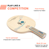 Table Tennis Blade 7-layer Pure Wood Professional Table Tennis Racket Pingpong Baseboard