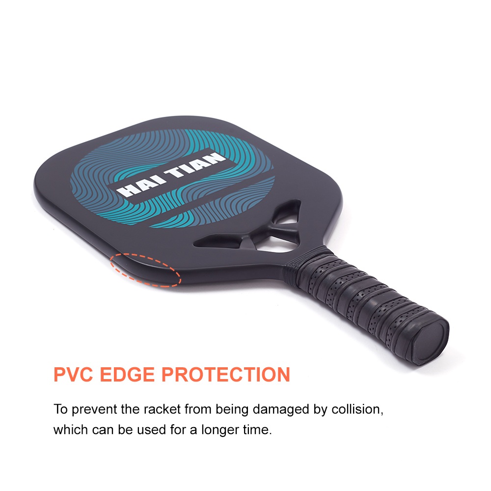High End Professional Durable Single Carbon Fiber Pickleball Paddle Rough Surface Honeycomb Core Pickle Racket