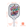 Ultra-light Fiberglass Pickleball Paddle For Athletic Training/Rimless Lightweight Glass Fiber Pickleball Paddle