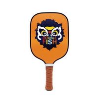 Custom Outdoor Sport Training Pickleball Racket PP Honeycomb Core Fiberglass Pickleball Paddle