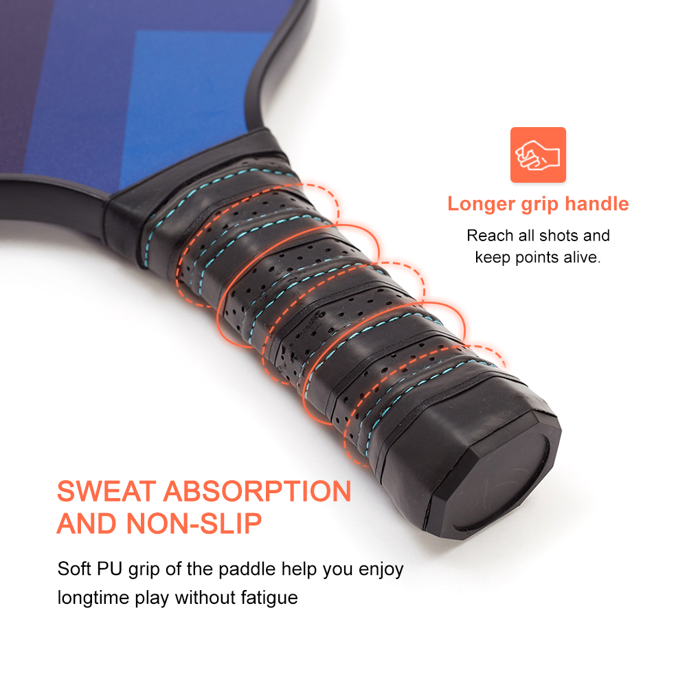 Custom Carbon Fiber PP Honeycomb Core Training Indoor Outdoor USAPA Approved Pickelball Paddle