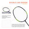 Cheap High Quality Professional Light Weight Indoor Carbon Fiber Badminton Racket for Badminton Competition