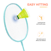 Custom Printed Professional High Tension Competition Training Lightweight Sport Iron Badminton Racket for Children