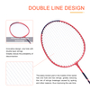 Customized Design Premium Quality Badminton Rackets Iron Rackets Perfect Grip Light Weight Match Training Racquets