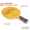 Custom Brand 5-layer Pure Wood Structure Table Tennis Bat Bottom Plate Table Tennis Baseplate Table Tennis Blade