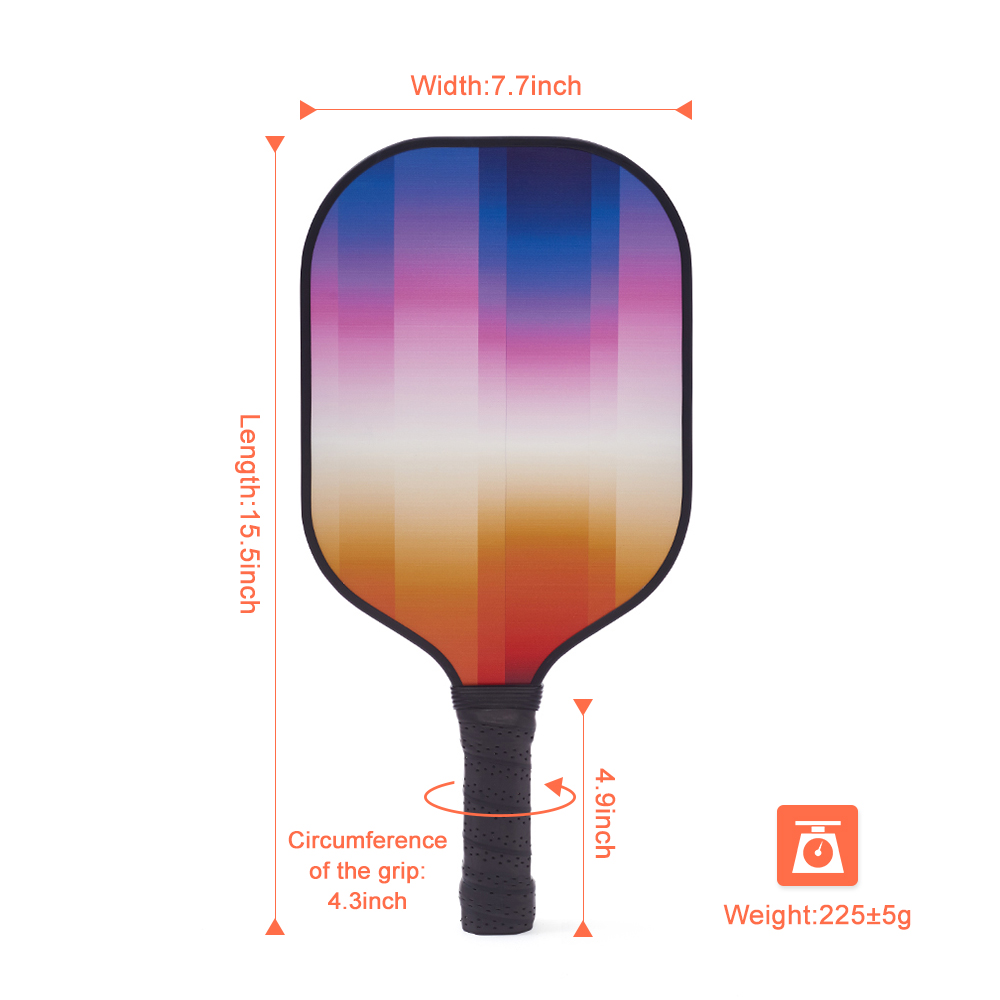 Manufacturers Fast Delivery Paddle Weave Design Pickleball Paddle Fiberglass PP Core Paddle Rackets for Beginner Player