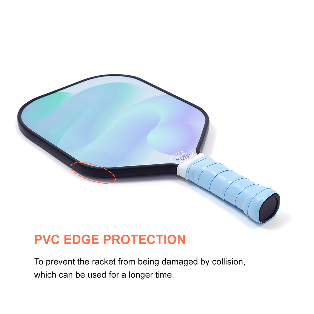 High Tech Composite Multi Layers T700 Carbon Fiber Surface USAPA Approved Thermoformed Single Pickleball Paddle
