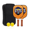 Pickleball Paddles Set Honeycomb Fiberglass Pickleball Paddles Including 2 Pickleball Rackets 2 Balls And 1 Carry Bag