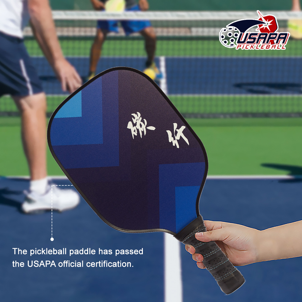 Custom Carbon Fiber PP Honeycomb Core Training Indoor Outdoor USAPA Approved Pickelball Paddle