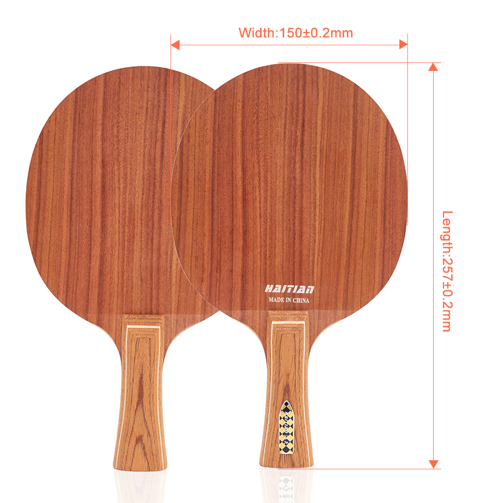 OEM Professional Rackets Ayous Core Fiber 5 Ply Table Tennis Blade with Custom Logo