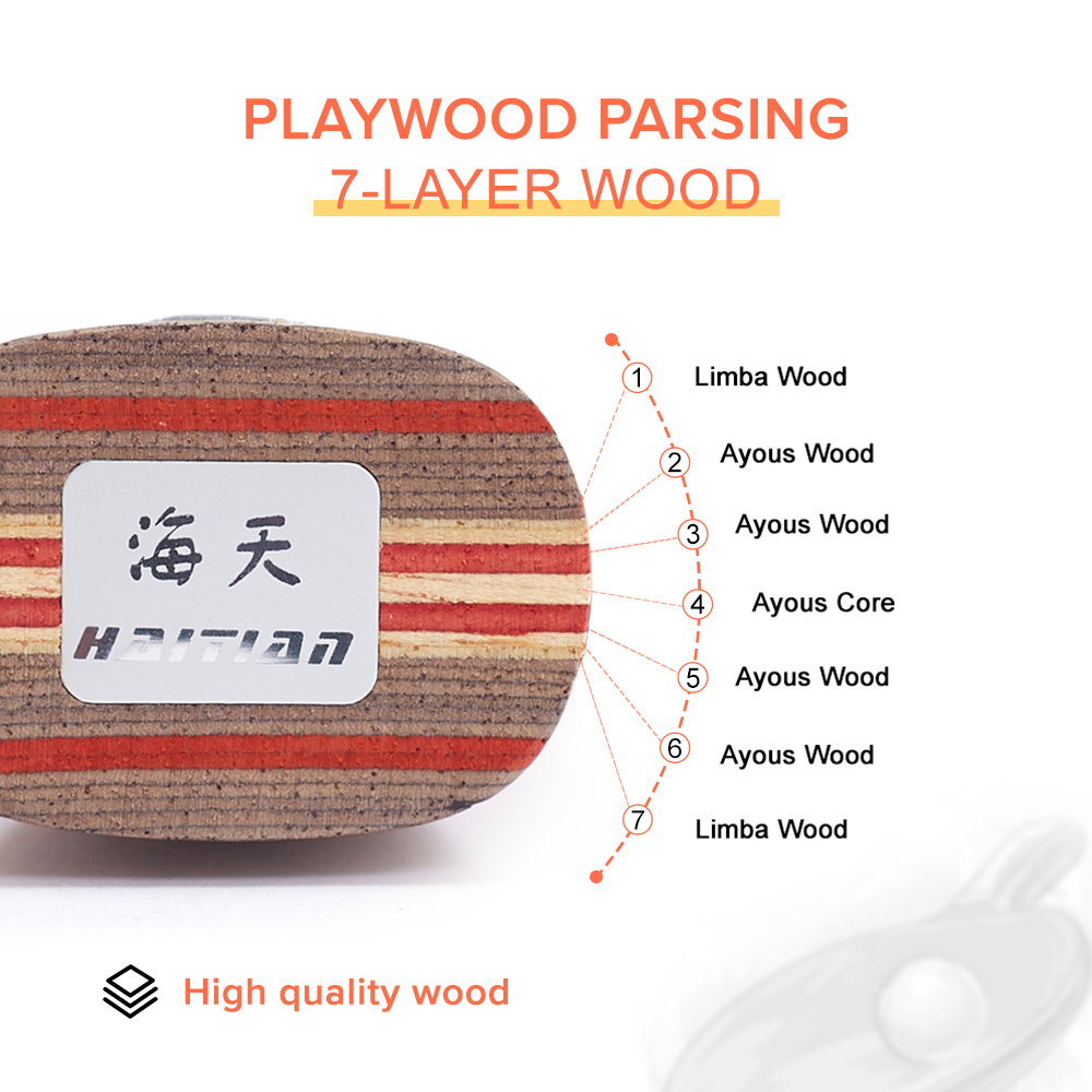 ping pong racket wood