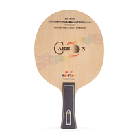 Haitian Professional Ash Surface Ayous Wood Handle Table Tennis Paddle Pingpong Blade with Carbon Fiber