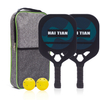 USAPA Approved Edgeless Custom Professional Competition 12K Carbon Fiber Surface Thermoformed Pickleball Paddle